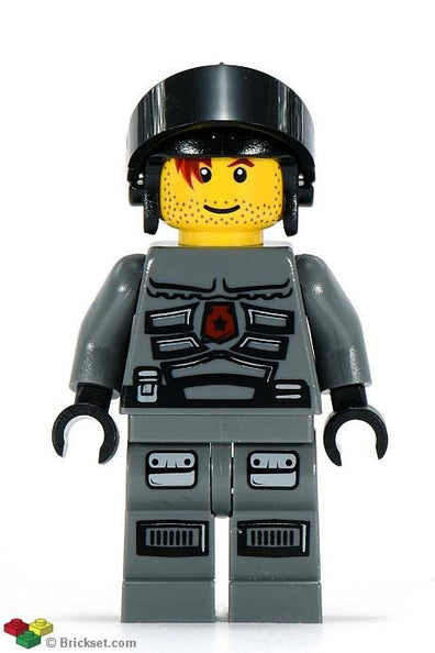 LEGO Minifigure-Space Police 3 Officer 3 (5971)-Space / Space Police III-sp098-Creative Brick Builders